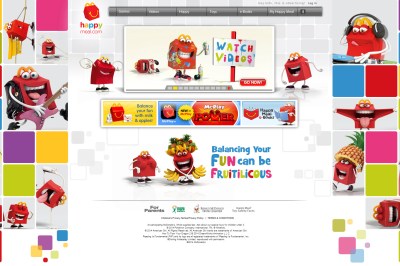 McDonald's Happy Meal Site